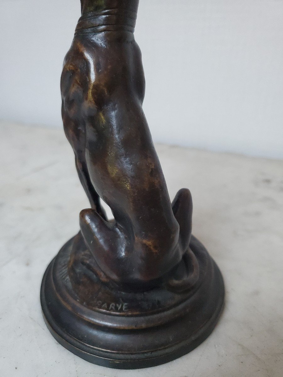 Sculpture - Animal Bronze - Signed Barye (1839-1882)-photo-6