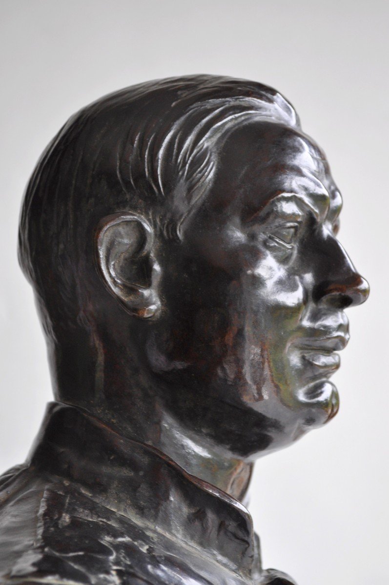 Adelin Salle (1884-1952) - Founder Verbeyst - Sculpture, A Man Of Law - Bronze-photo-2