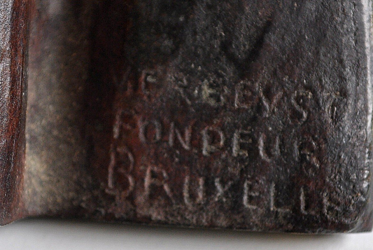 Adelin Salle (1884-1952) - Founder Verbeyst - Sculpture, A Man Of Law - Bronze-photo-8