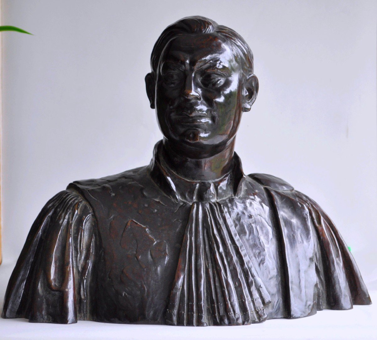 Adelin Salle (1884-1952) - Founder Verbeyst - Sculpture, A Man Of Law - Bronze
