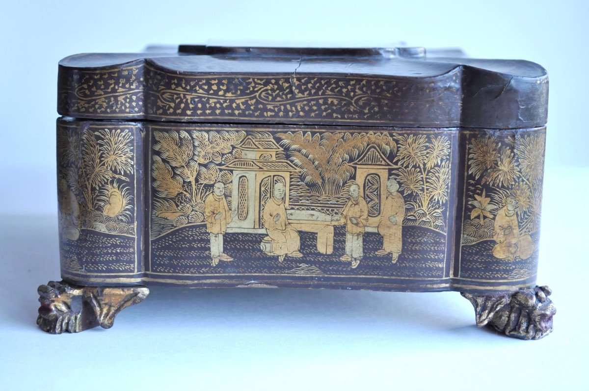 Chine - Boîte à Ouvrage - Canton - XIXème-photo-7