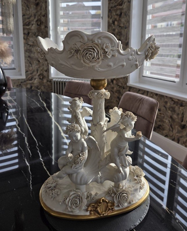 Cesare Villari - Sculpture - Biscuit - 20th Century-photo-2