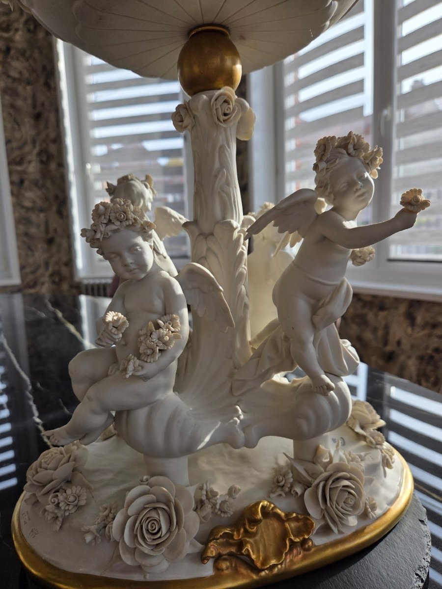 Cesare Villari - Sculpture - Biscuit - 20th Century-photo-3