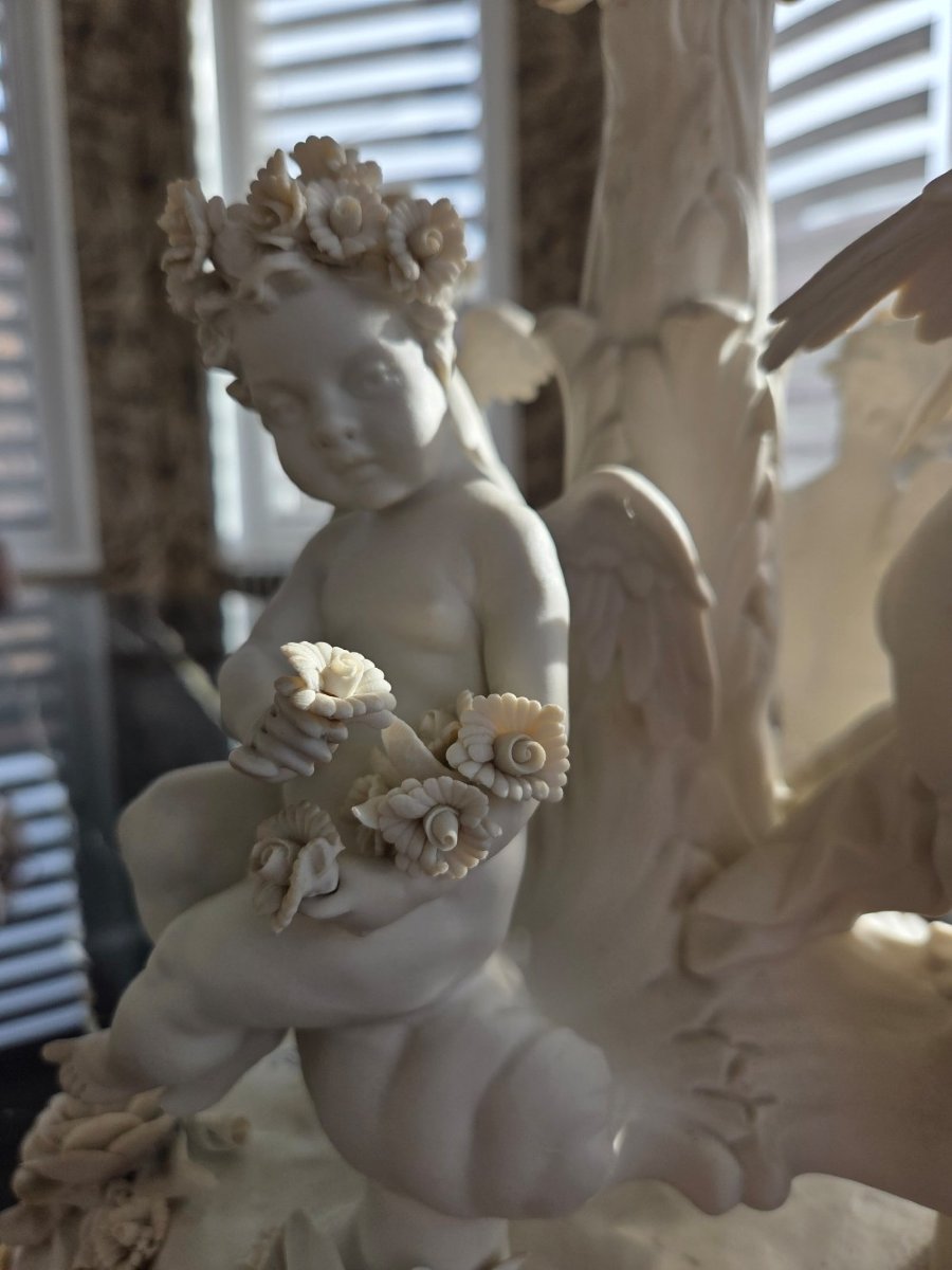 Cesare Villari - Sculpture - Biscuit - 20th Century-photo-3