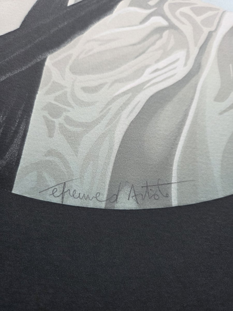 Degans Xavier (1949-) - Lithograph Artist's Proof-photo-3