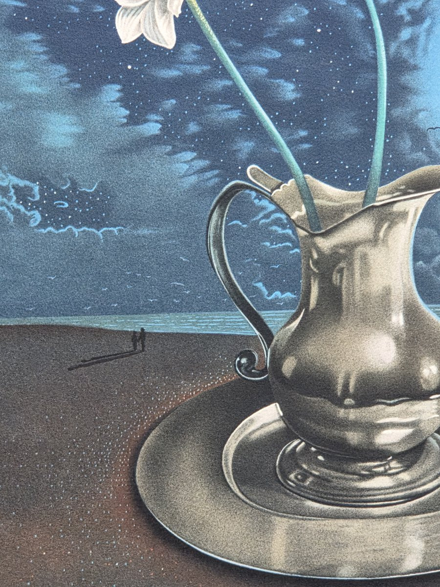 Degans Xavier (1949-) - Lithographie Epreuve d'artiste-photo-4