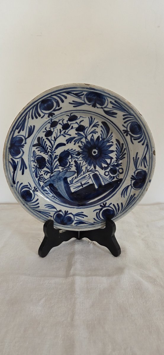 Assiette en faïence de Delft - XVIIIème