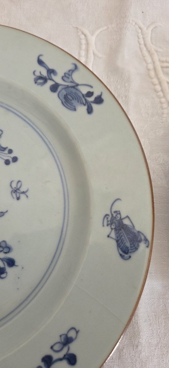 China - Pair Of Porcelain Plates - 18th Century-photo-2