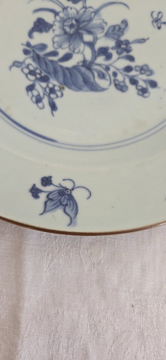 China - Pair Of Porcelain Plates - 18th Century-photo-4