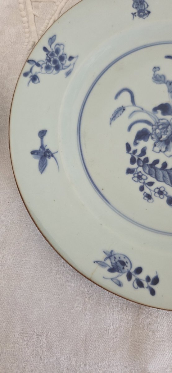 China - Pair Of Porcelain Plates - 18th Century-photo-5