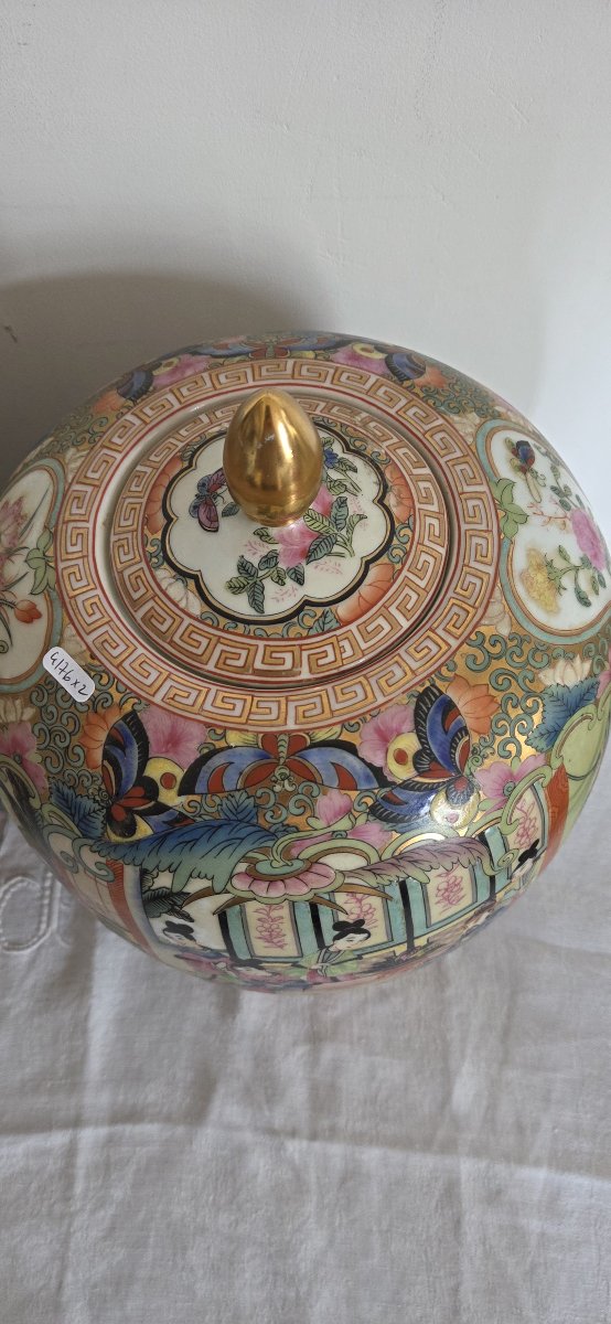 Paire de pots couverts - Chine-photo-3