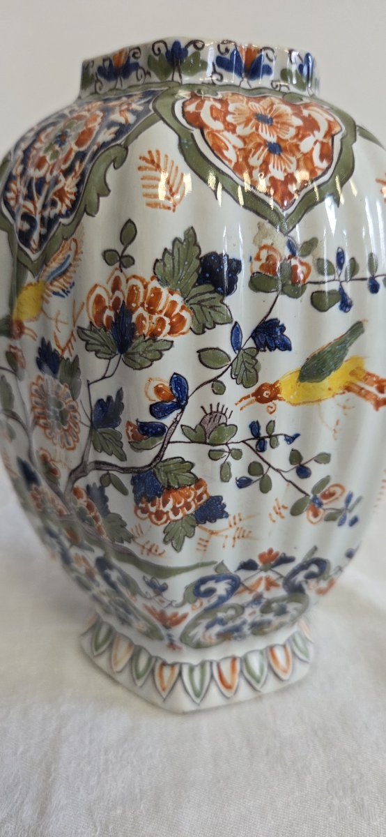 19th-century Desvres Earthenware Covered Jar-photo-6