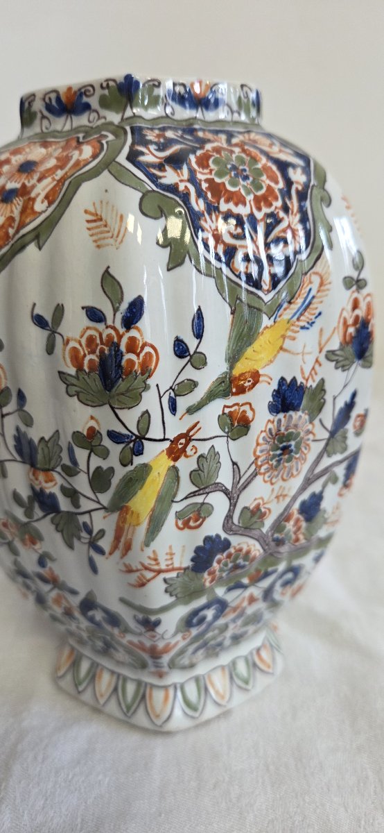 19th-century Desvres Earthenware Covered Jar-photo-7