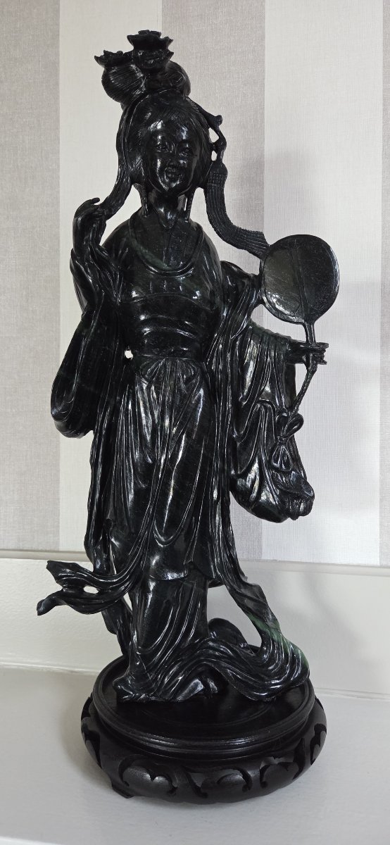 Hardstone Statuette - Chinese Jade - 20th Century