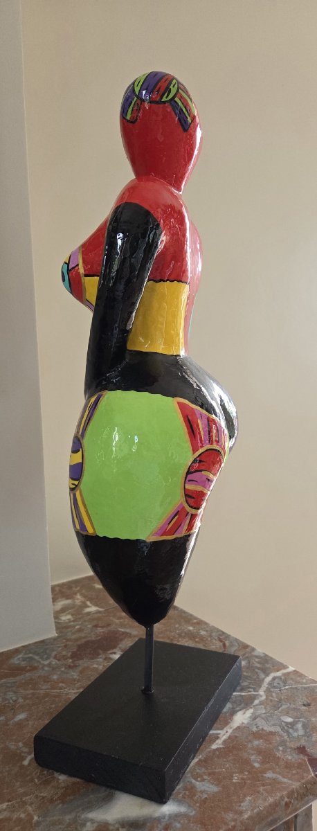 DEESSE - Sculpture féminine XXème siècle-photo-3