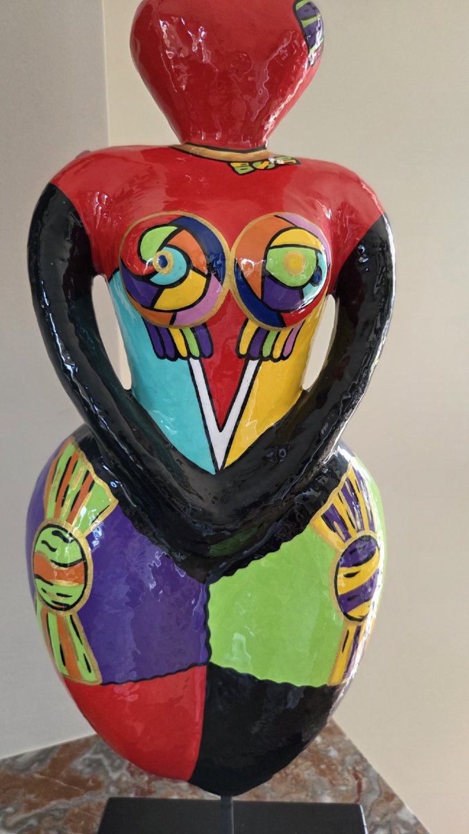 DEESSE - Sculpture féminine XXème siècle