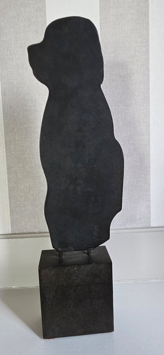 Sculpture en bronze - Nu féminin du XXème siècle-photo-4
