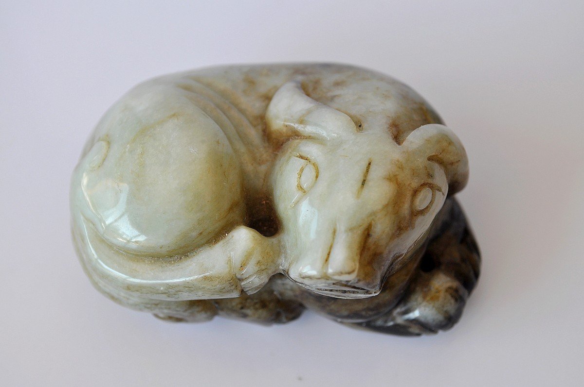 Chine - Chimère En Jade - Circa 1900