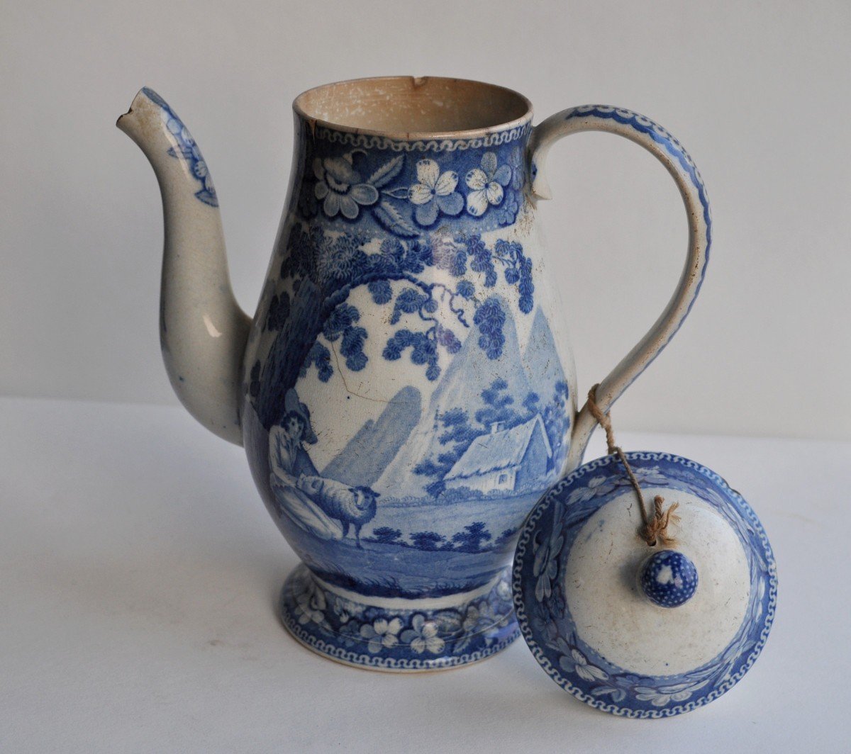 Cafetière En Faïence Fine - Delft - XVIIIème-photo-2