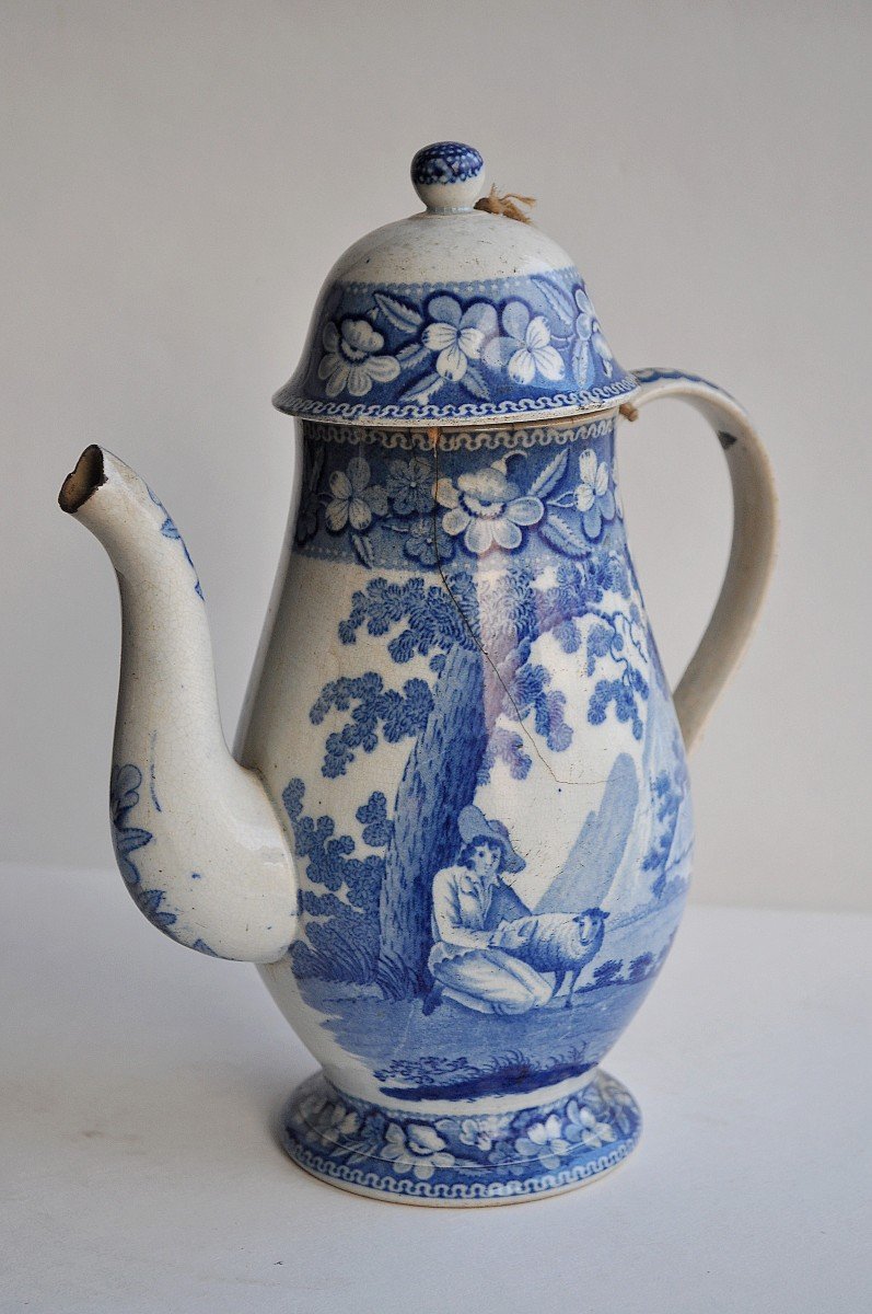 Cafetière En Faïence Fine - Delft - XVIIIème-photo-3
