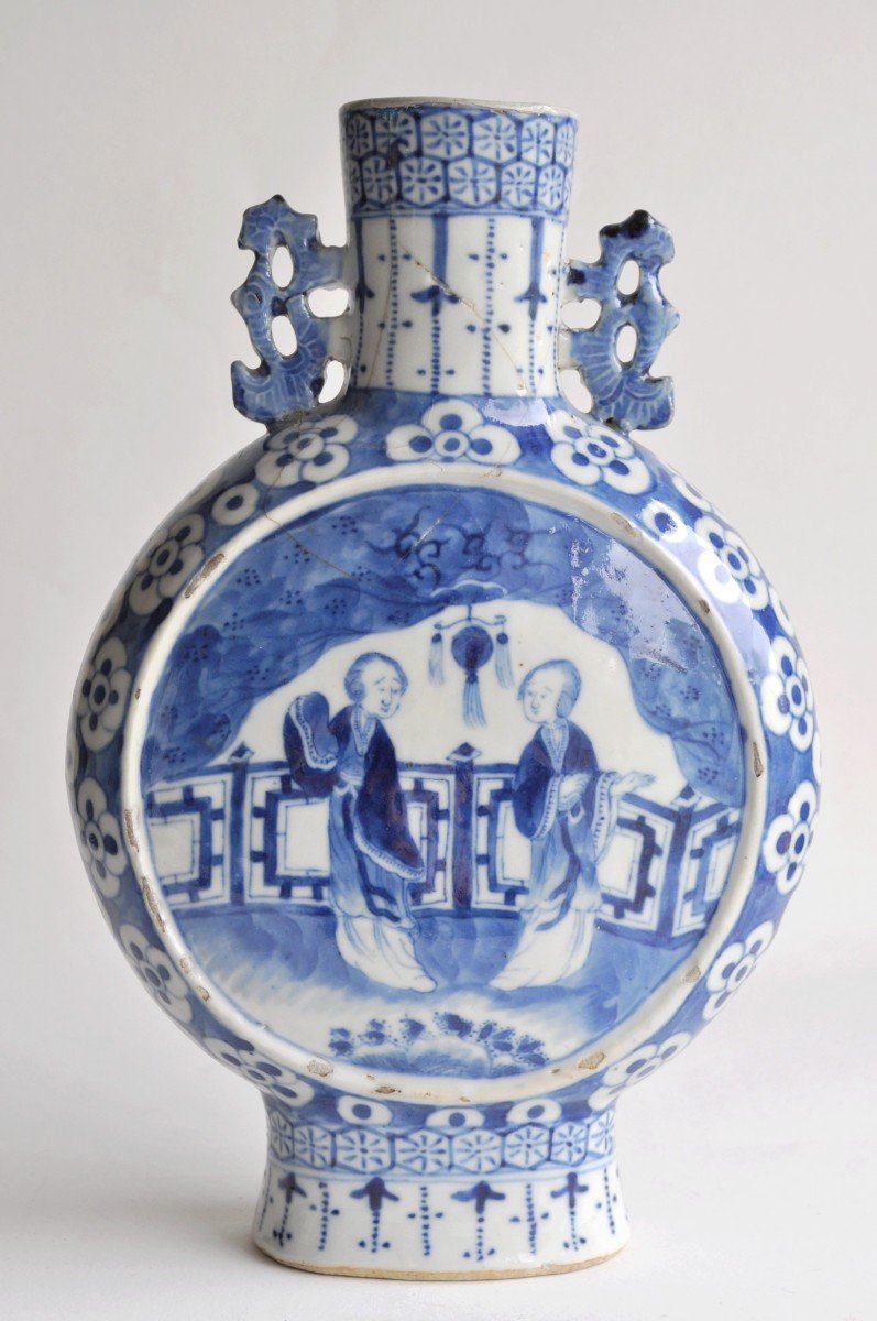 China - Porcelain Gourd Vase - XVIIIth-photo-3