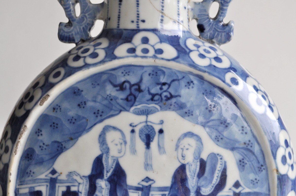 Chine - Vase Gourde En Porcelaine - XVIIIème-photo-1