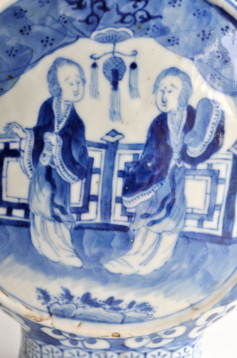 China - Porcelain Gourd Vase - XVIIIth-photo-3