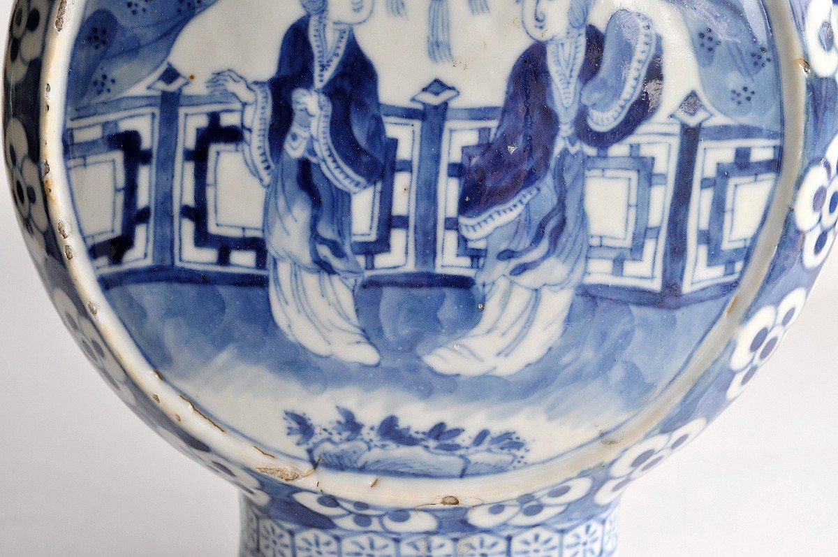 Chine - Vase Gourde En Porcelaine - XVIIIème-photo-6