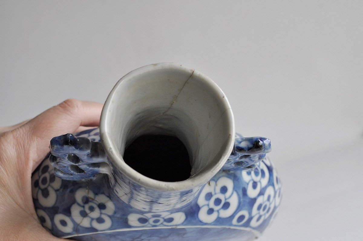 Chine - Vase Gourde En Porcelaine - XVIIIème-photo-8
