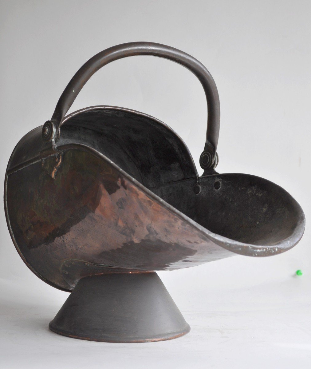 Charcoal Bucket Or Charbonnière- France - Circa 1800-photo-3