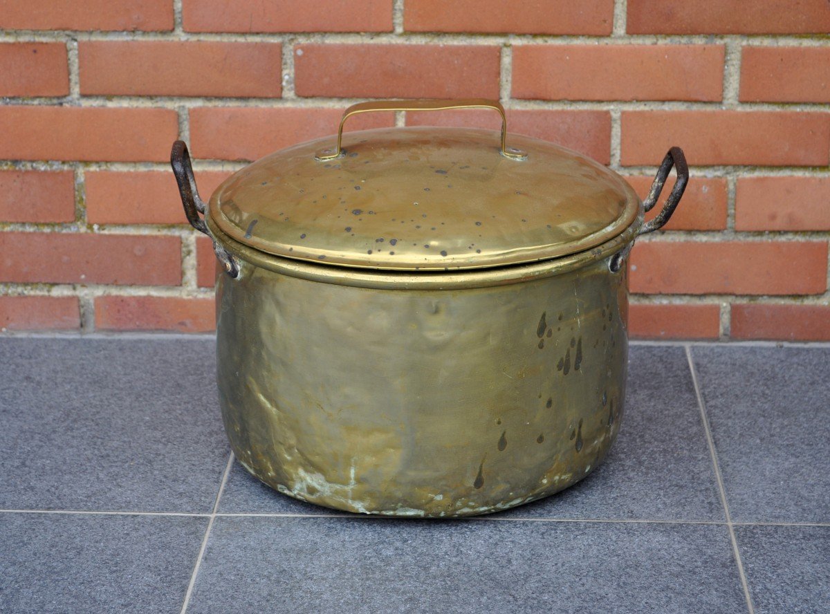 Cauldron - Brass Pot - XVIIIth-photo-3