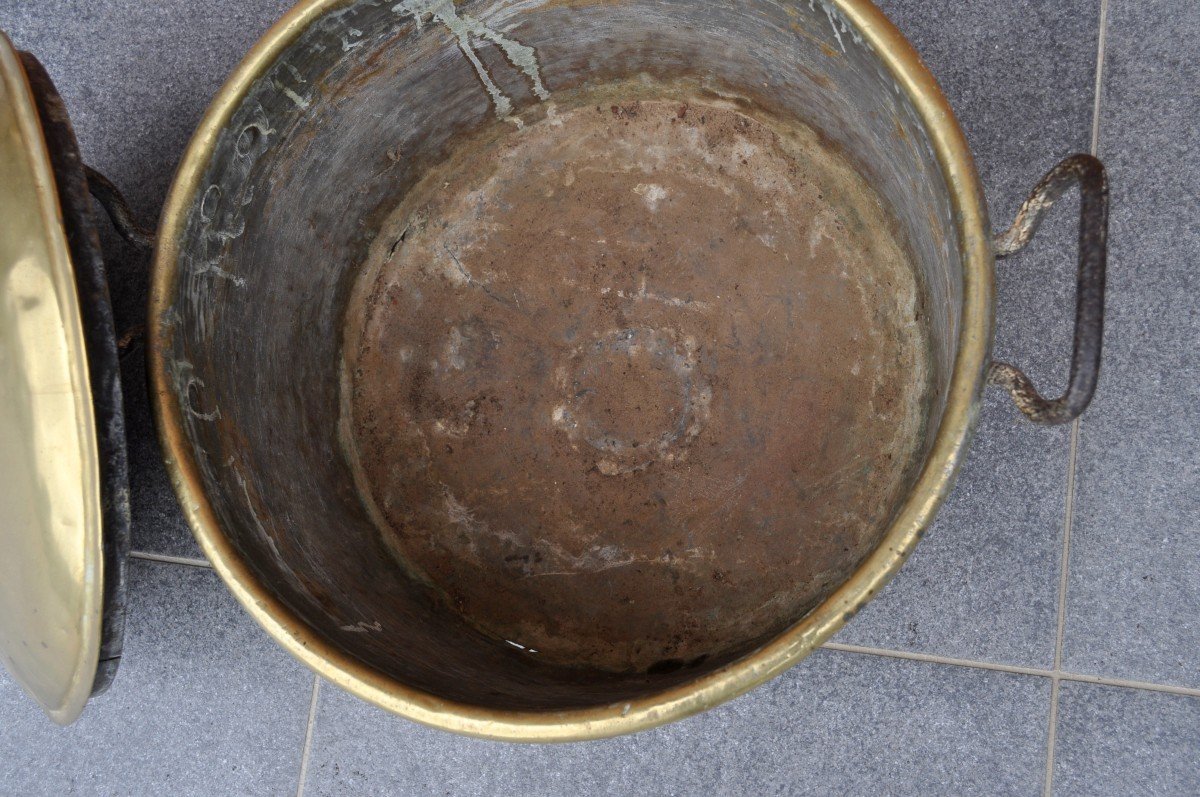 Cauldron - Brass Pot - XVIIIth-photo-2