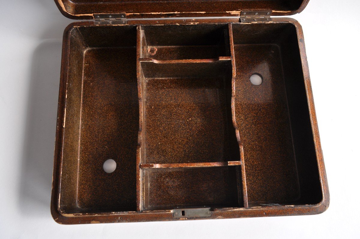 Tortoiseshell Game Box - Lacquered - Meiji Period-photo-4