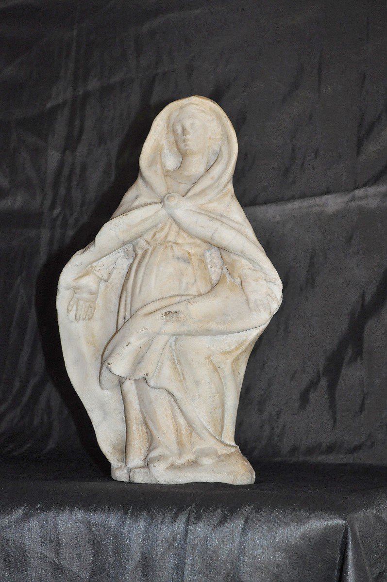 Sculpture - Marble Statue - France XVIIIth Century-photo-2