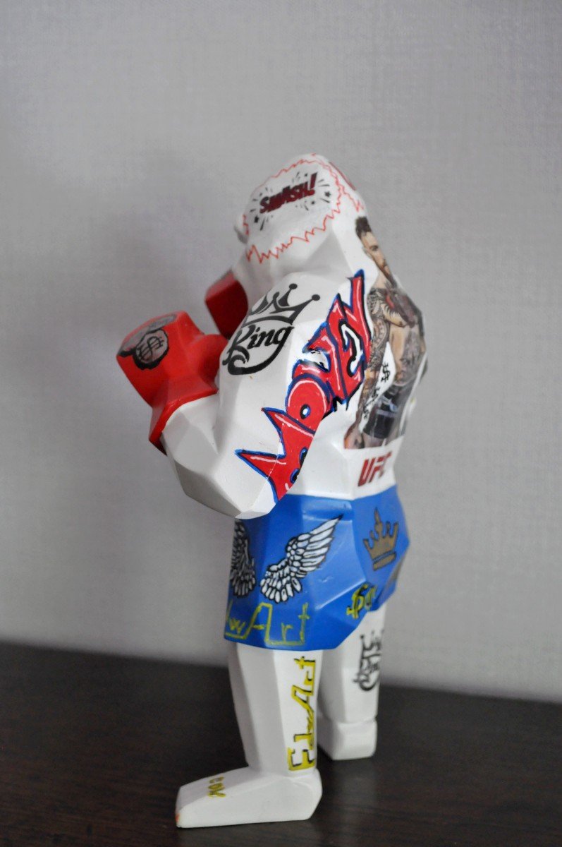 Sculpture Pop Art - Ufc King Kong - Signée-photo-3