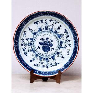 Delft - Assiette En Faïence - Début XVIIIème