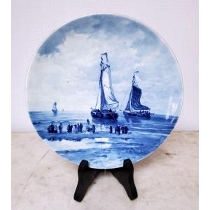 Delft Earthenware Plate - Signed - 19th Century