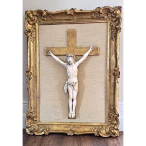 Crucifix With Christ In Ivory - Circa 1800 - Cites