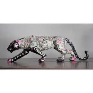 Pop Art - Art Mony - Pop Panther Chanel - Signée