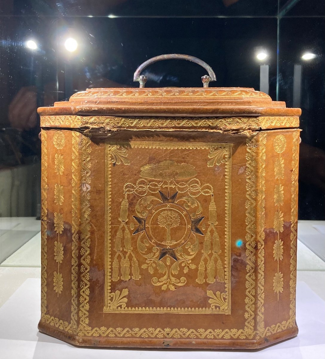 Rare Coffret D’évêque Par L’orfèvre Vincenzo Coasi, Rome Fin XVIIIé