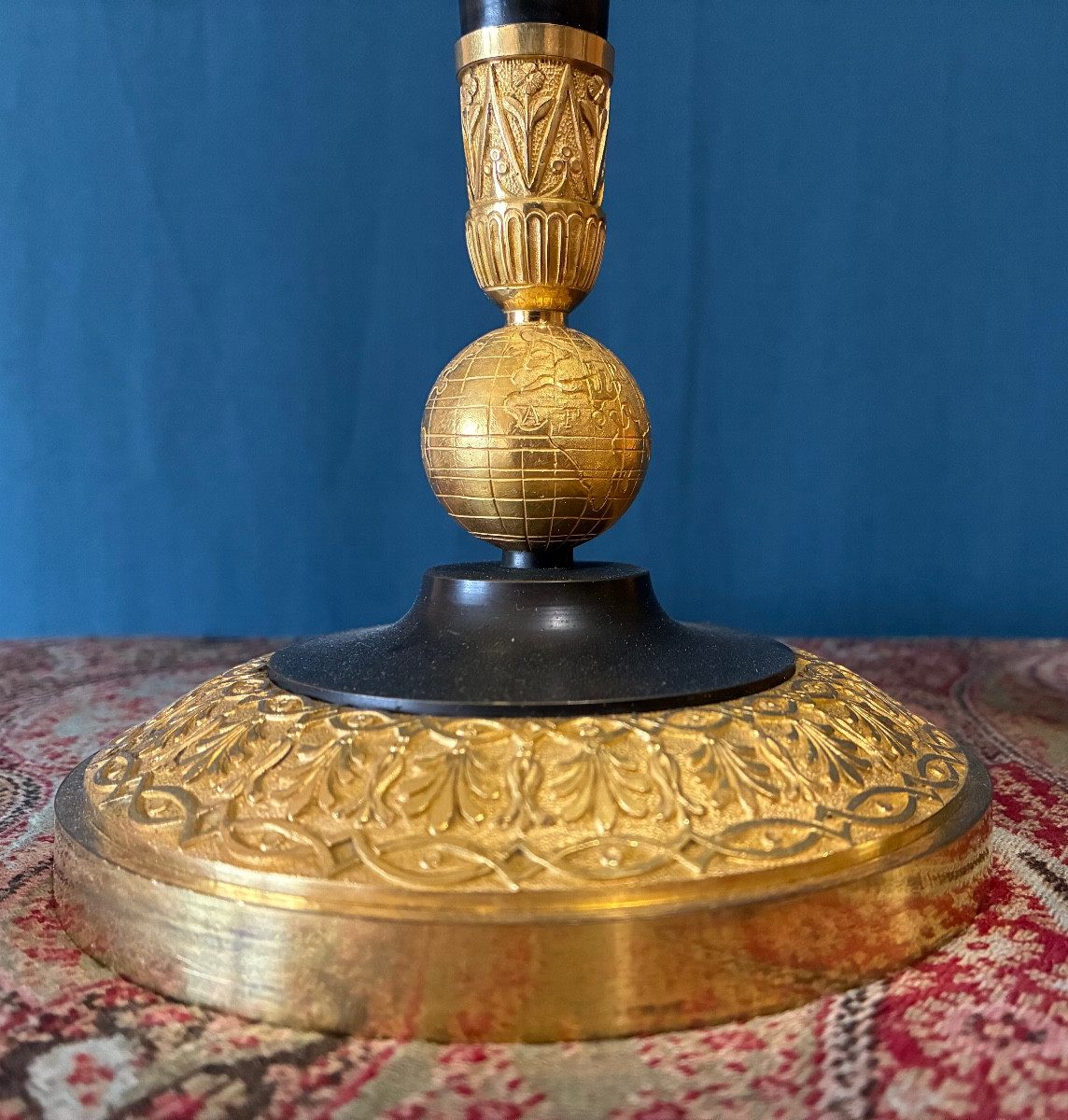 Pair Of Astrology Candlesticks, Empire Period, Circa 1805. -photo-3