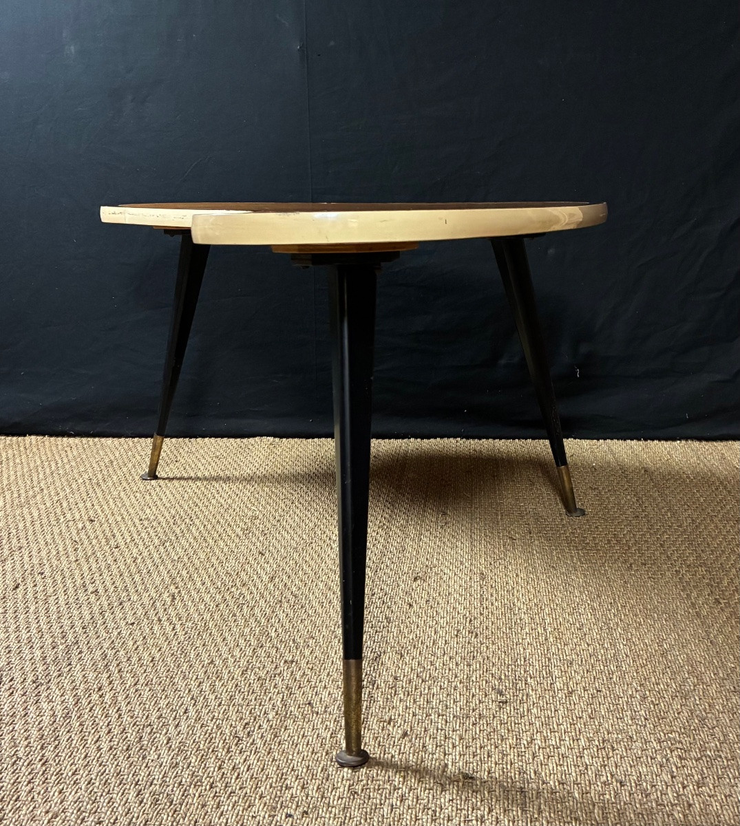 Table basse de forme boomerang, circa 1970. -photo-2