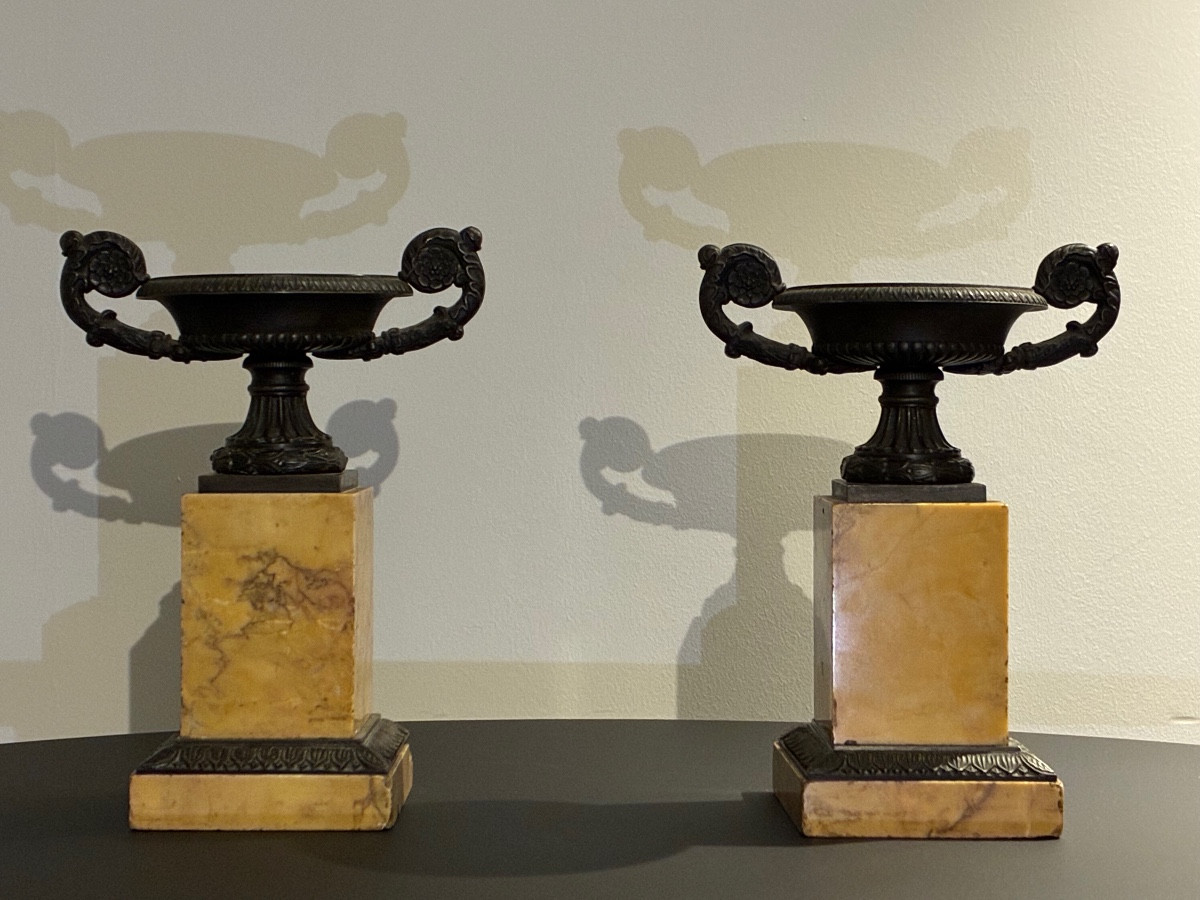 Pair Of Restoration Period Cups, Circa 1820-photo-2