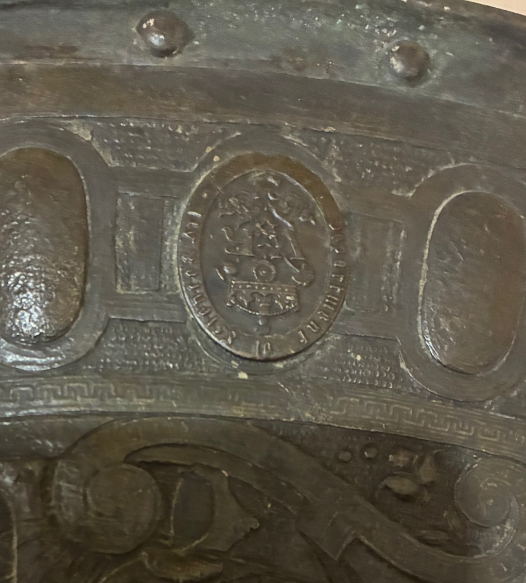 Elkington and co, fac-similé en galvanoplastie ,«the Italian Poets Shield», circa 1854.-photo-1