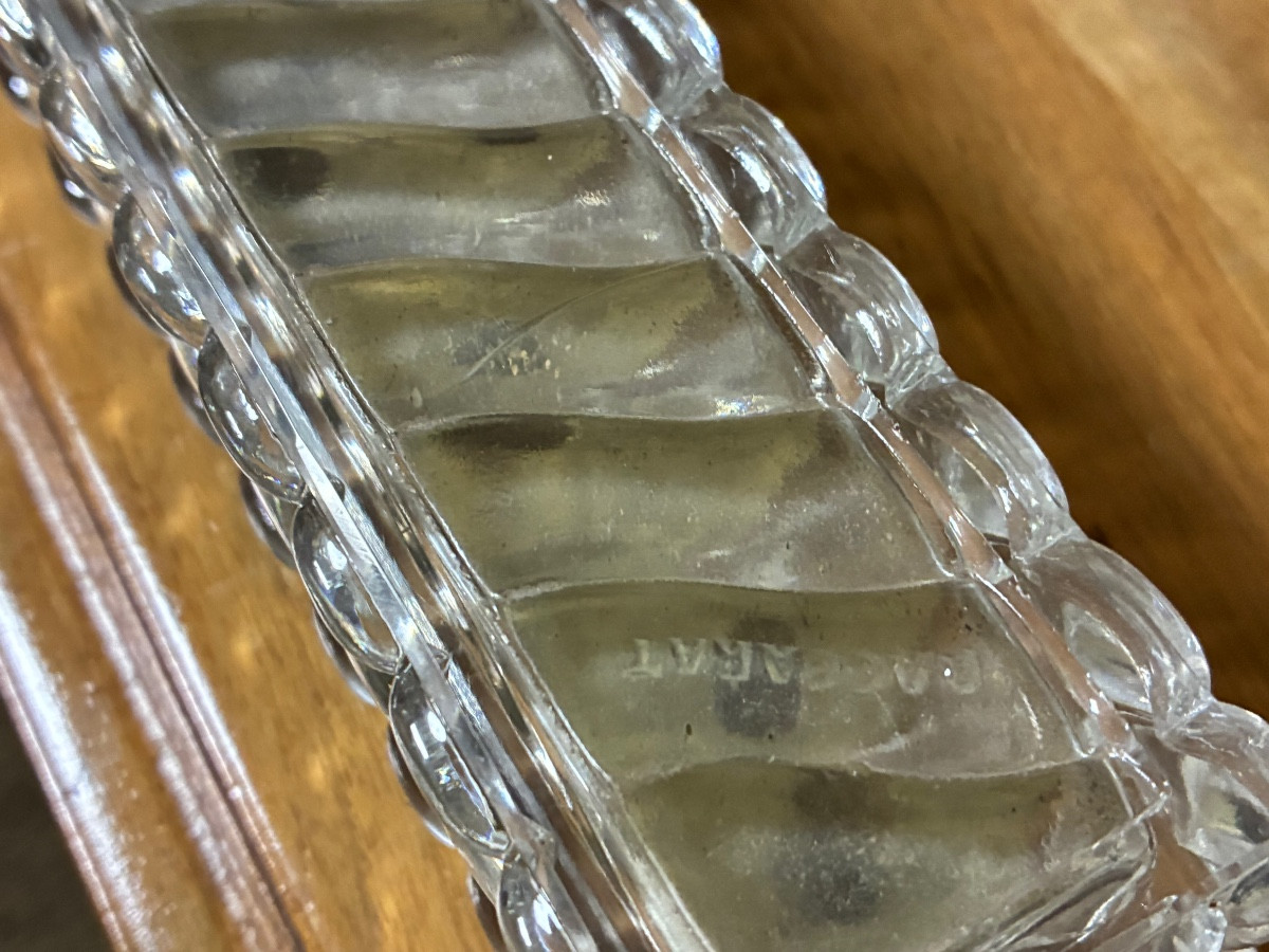 Centre ou chemin de table par la cristallerie de Baccarat, circa 1890-photo-3