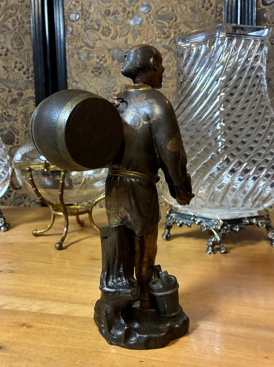 Meiji Period Bronze Okimono (1868-1912)-photo-1