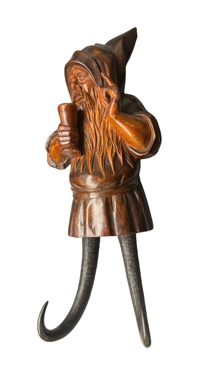 Porte chapeau ou porte fouet, brienz ou forêt noire XIXé-photo-2