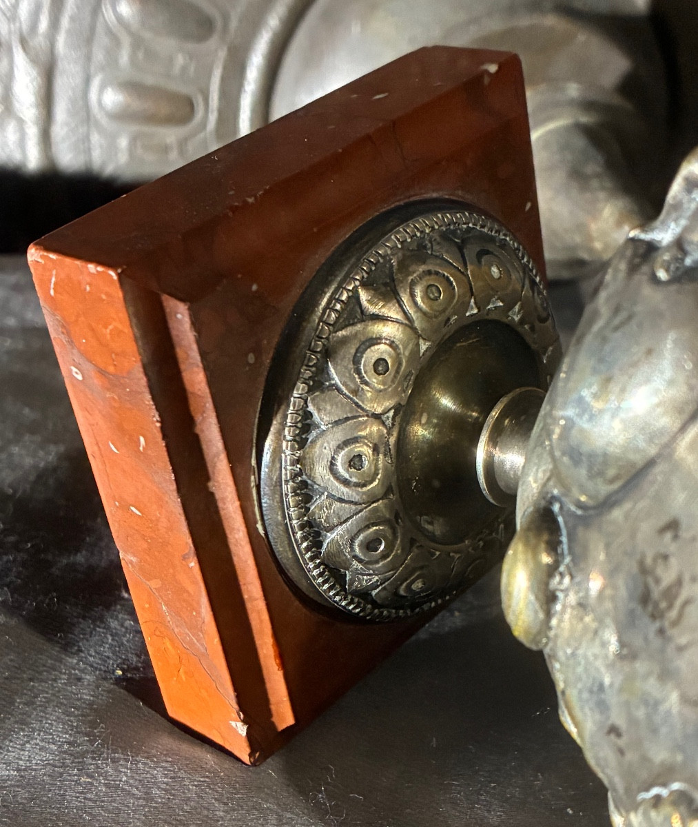 Coupe Canthare, fac-similé du trésor de boscoréale, fin XIXé.-photo-4