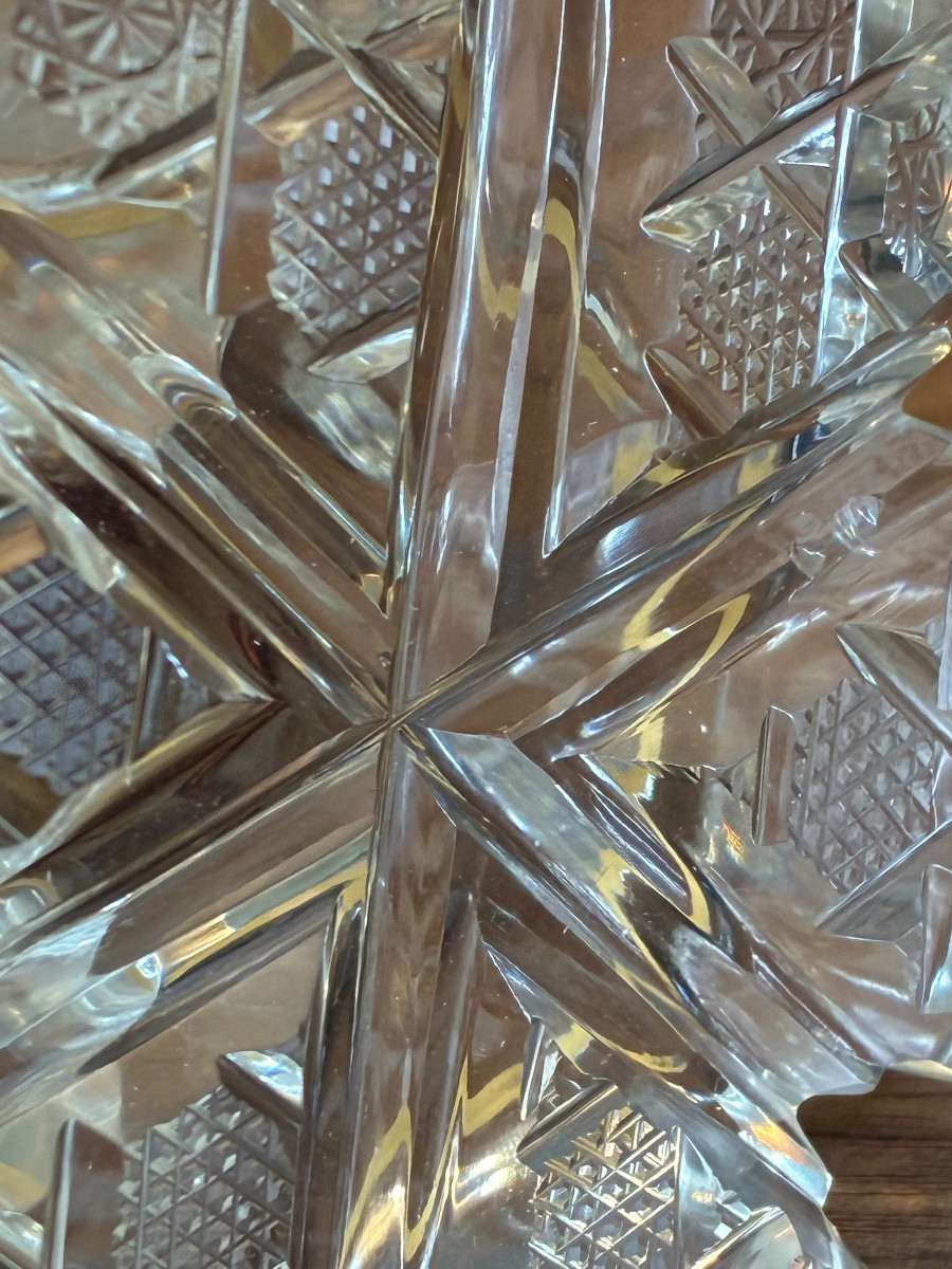 Paire de Rythons en Cristal de Bohême pour le marché Russe – Décor Or et Argent – circa 1860-photo-1