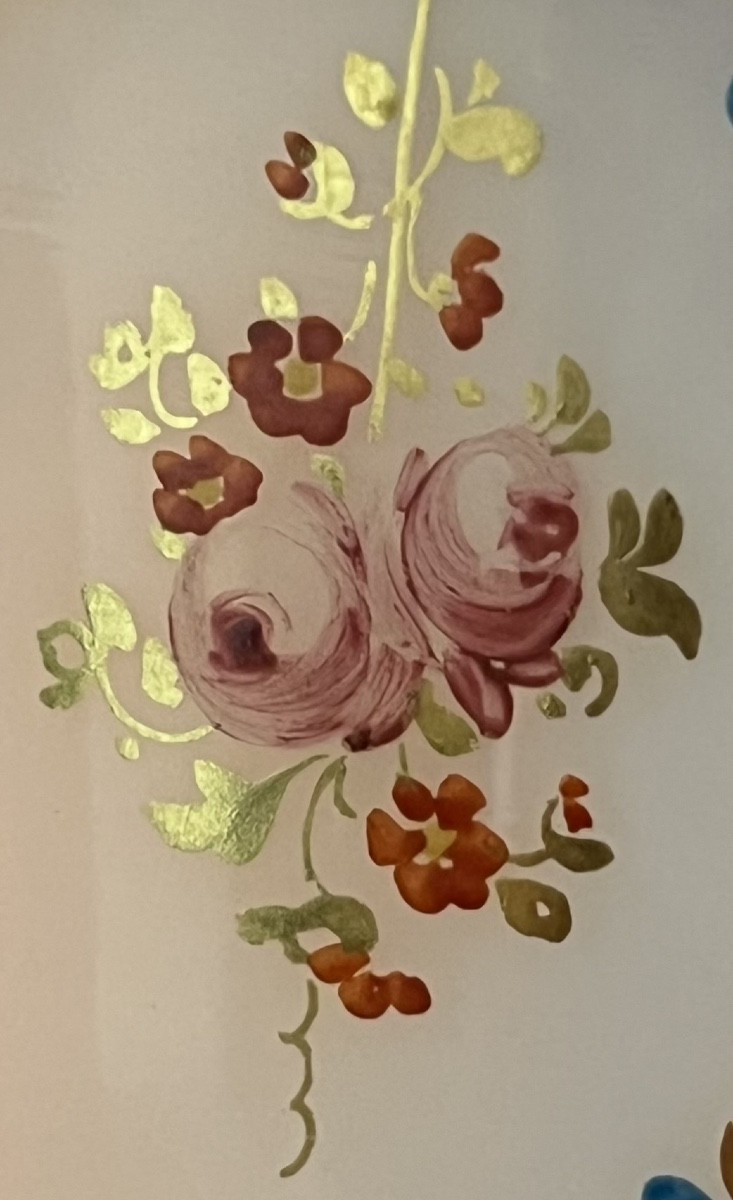 Important vase en opaline savonneuse, décor en réserve attribué à J.F Robert, circa 1840-photo-4